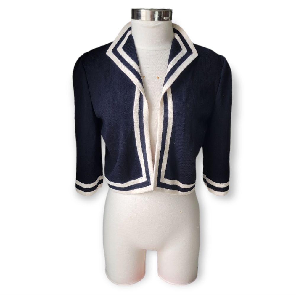 St John Knit open front Cardigan 4